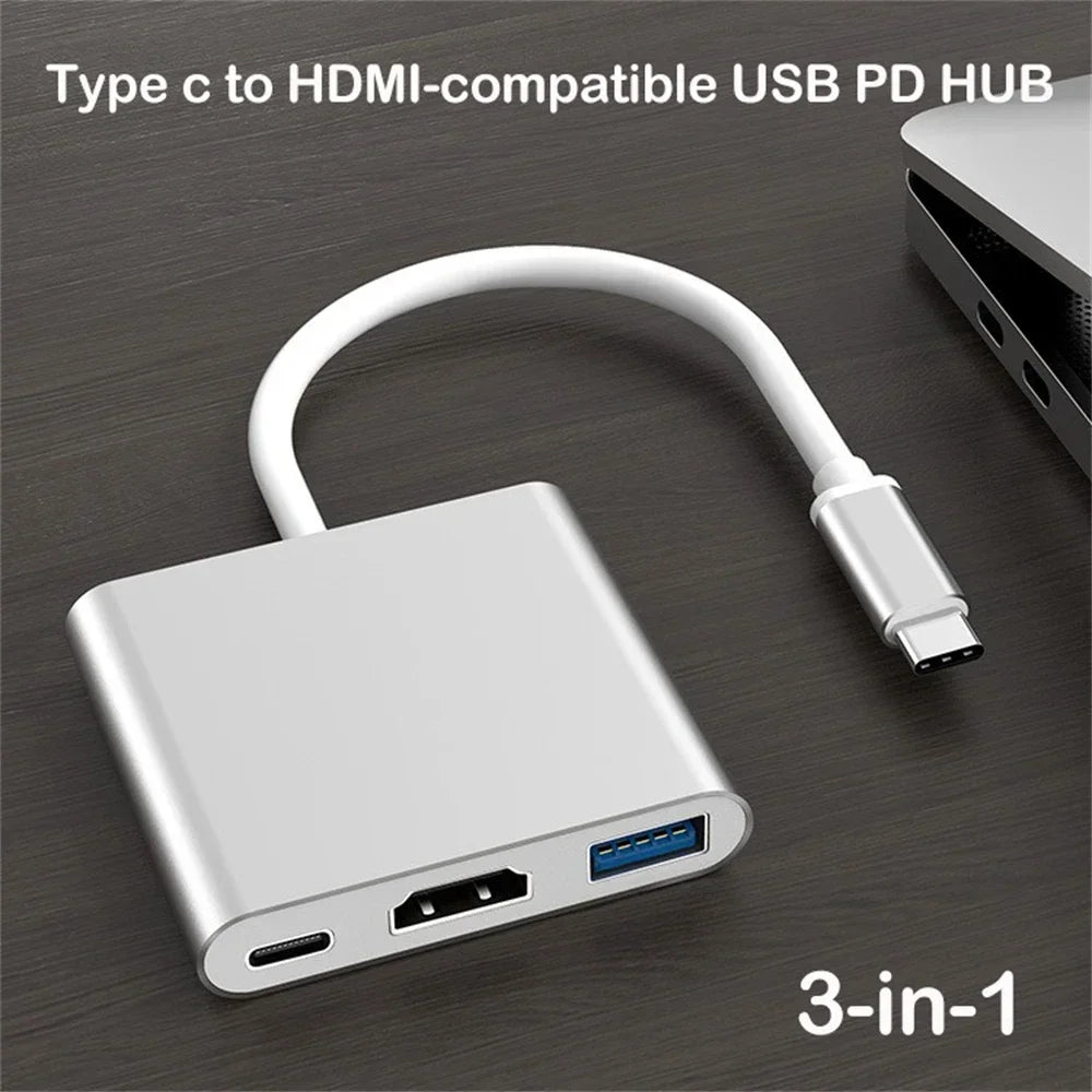 Adapter | 3 in 1 USB-C / HDMI + Type-C + USB